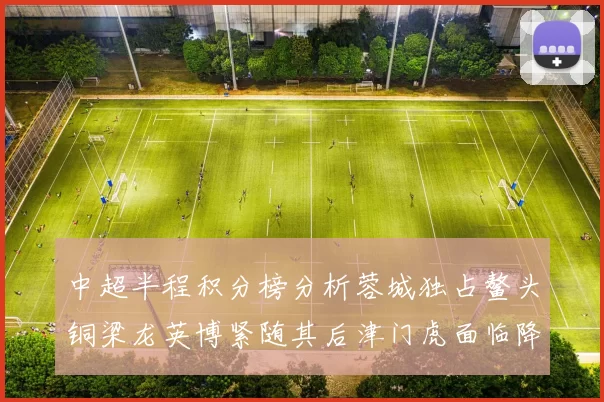 中超半程积分榜分析蓉城独占鳌头铜梁龙英博紧随其后津门虎面临降级危机